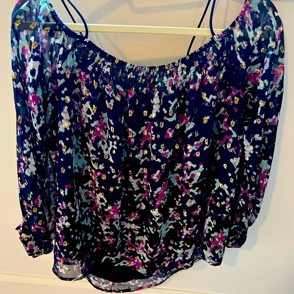 Greylin size small top multicolor worn twice